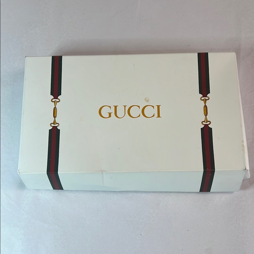 Vintage Gucci Box with Matching Tissue and GG Sticker